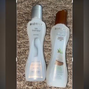 - Biosilk Silk Therapy Original and coconut . 2.26 fl oz each